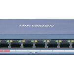 Switch Hikvision DS-3E0109P-E©, 8-port, PoE