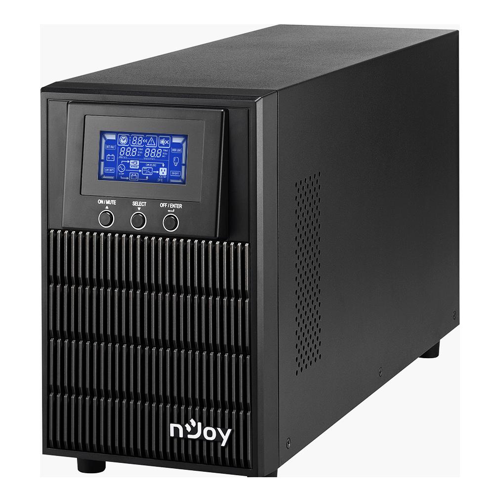 overlay_bdc280f69db8445f1d2217e603d2ab3d.png UPS nJoy Aten PRO 1000, 1000VA/800W, On-line (double convension UPS), - imagine 1