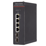 Switch PoE Hikvision DS-3T1506HP-SI-4P2F: 4 x Gigabit Hi-PoE RJ45 Ports,