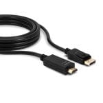 Cablu Lindy LY-36924, DisplayPort to HDMI 10.2G, 5m, negru - imagine 2