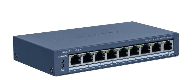 overlay_c162d838683a4fa329d11d73bad43e0f.png Switch PoE Hikvision DS-3E1309P-EI/M: 8 × 10/100 Mbps PoE port, - imagine 1
