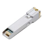 "10GBASE-T RJ45 SFP+ Module SPEC: 10Gbps RJ45 Copper Transceiver, Plug