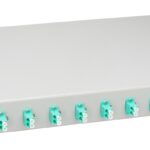 Splicebox, 4 fibre,LC,50/125?m OM3, culisant,19",1UV , ECO