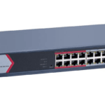 Switch PoE Hikvision DS-3E1318P-EI/M: 16 × 10/100 Mbps PoE port,1