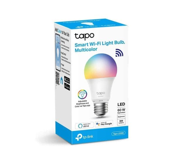 overlay_c8615e5f9c98921738ee9013abdb3ef6.JPG TP-Link Tapo L530E Smart bulb Multicolor Wi-Fi, E27, Wi-Fi Protocol - imagine 1