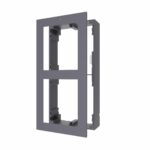 Panou frontal pentru 2 module de videointerfon modular Hikvision DS-KD-ACW2;