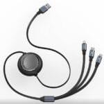 CABLU alimentare si date Baseus Bright Mirror 2 One-for-three Retractable,