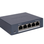 Switch Hikvision DS-3E0505-O: 5 × Gigabit RJ45 ports, 10 Gbps,