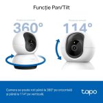 TP-LINK TAPO C220 camera supraveghere WI-FI pentru interior cu funcție - imagine 3