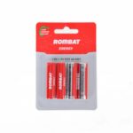 Bateriile alcaline Rombat se comercializează la cutie colectiva de 12