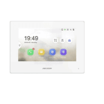 Monitor videointerfon Hikvision DS-KH6320Y-WTE2/WH, 2 fire, 4 7-inch IPS touch