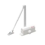 Amortizor hidraulic cu brat SA-5012AW-wh, culoare alb; Pentru: usi cu